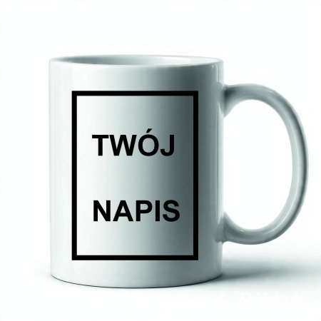 Kubek z twoim napisem